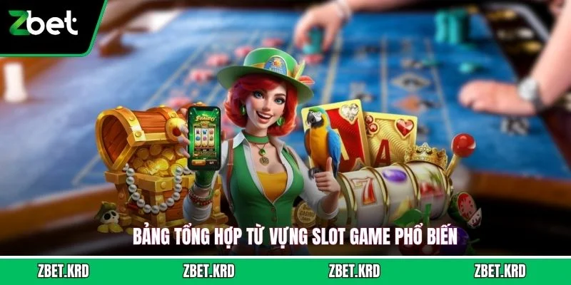 Bảng tổng hợp từ vựng slot game phổ biến