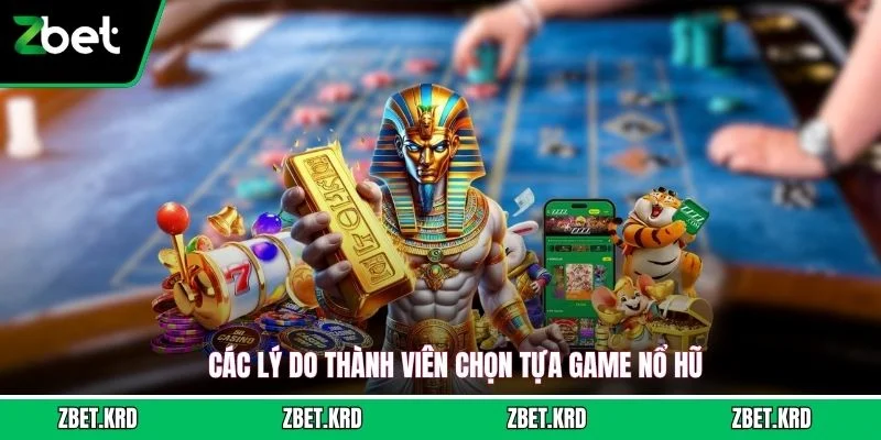 Các lý do thành viên chọn tựa game nổ hũ