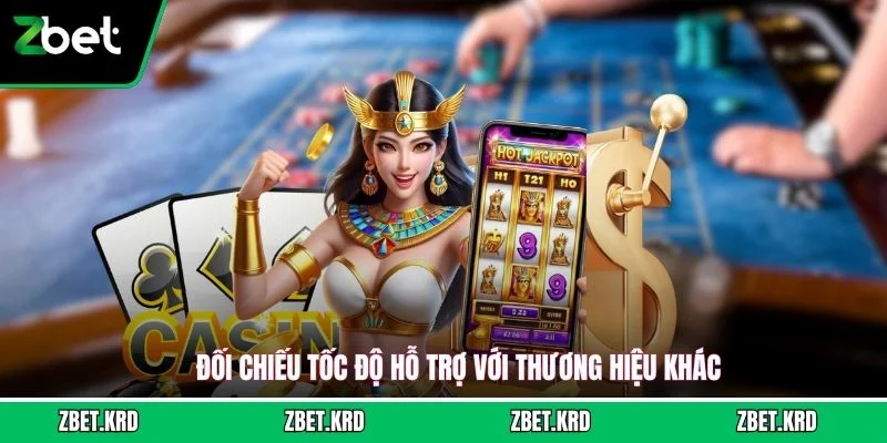 Đối chiếu tốc độ hỗ trợ với thương hiệu khác