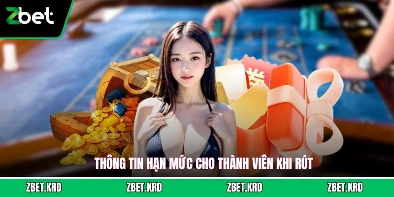 Thông tin hạn mức cho thành viên khi rút